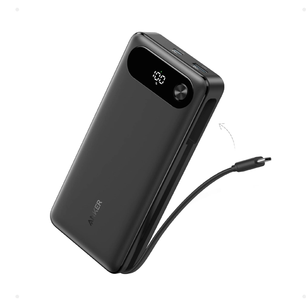 Anker A1383 87W 20000mAh Power Bank with Built-In USB-C Cable