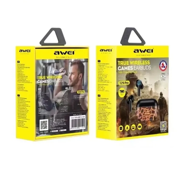 Awei T29 Pro True Wireless Gaming Earbuds - Image 5