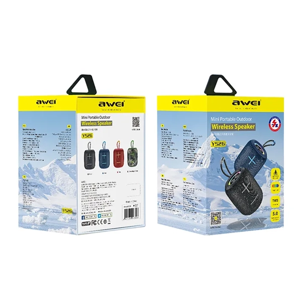 Awei Y526 TWS Mini Portable Outdoor Wireless Speaker - Image 4