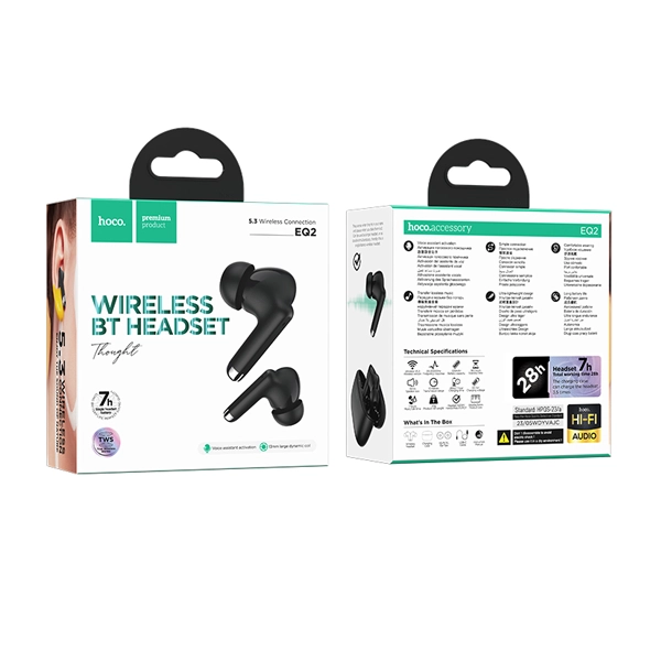 Hoco EQ2 True Wireless Bluetooth Earbuds - Image 4