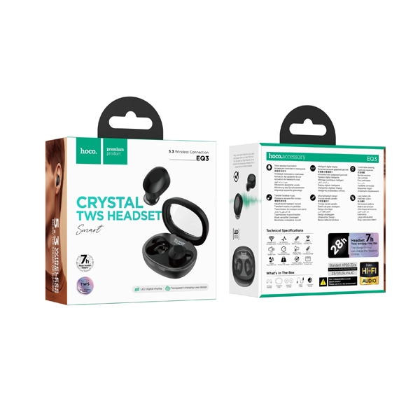 Hoco EQ3 True Wireless In-Ear Earbuds - Image 4