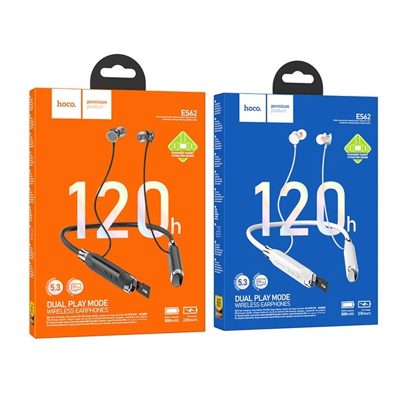 Hoco ES62 Memory Card Supported Wireless Neckband Earphone - Image 3