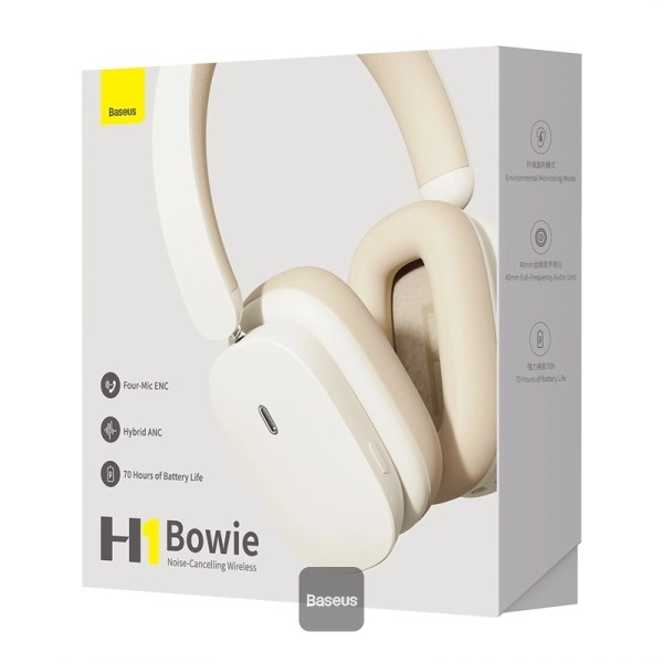 Baseus H1 Bowie Noise-Cancelling Wireless Headphone - Image 7