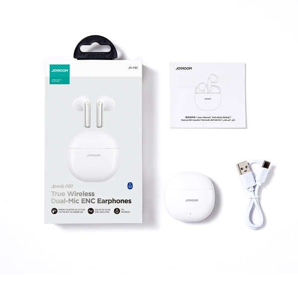 Joyroom Jpods Series JR-PB1 True Wireless Dual-Mic ENC Earbuds - Image 4
