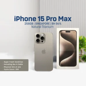 Apple iPhone 15 Pro Max-Pre-owned [Natural Titanium]