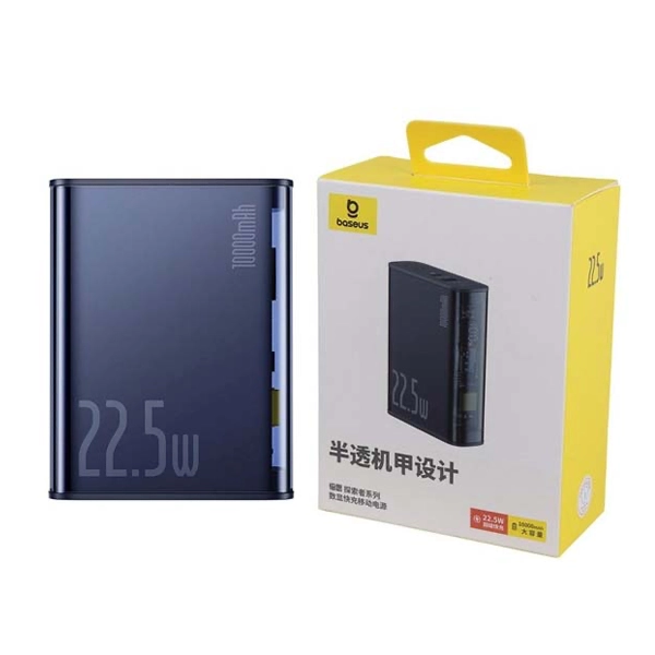 Baseus Semi Transparent 20000mAh Explorer Series 22.5W Quick Charging Power Bank - Image 3