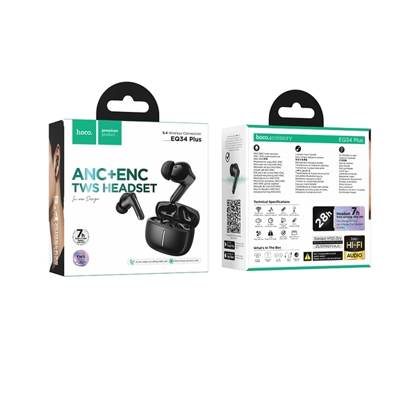 Hoco EQ34 Plus True Wireless Earbuds - Image 3