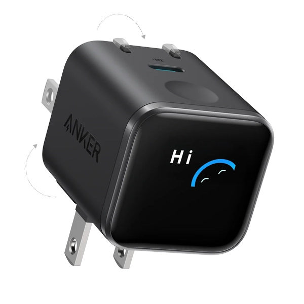 Anker Nano 45W GaN US Plug Fast Charging Adapter with Display (A121D)-Global Version